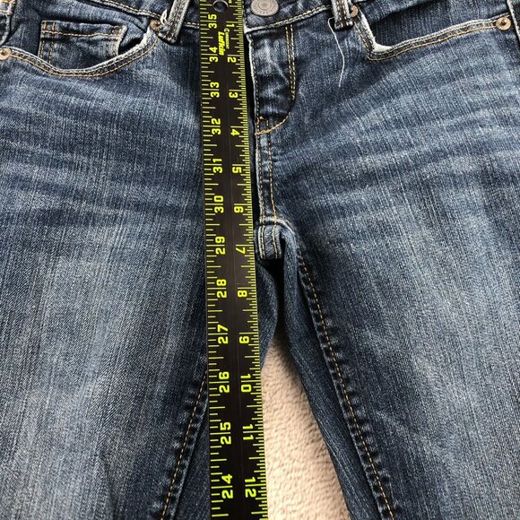 2 Aeropostale Womens Jeans Size 1/2 Lot Of Two Short Ashley Ultra Skinny Blue - Picture 8 of 16